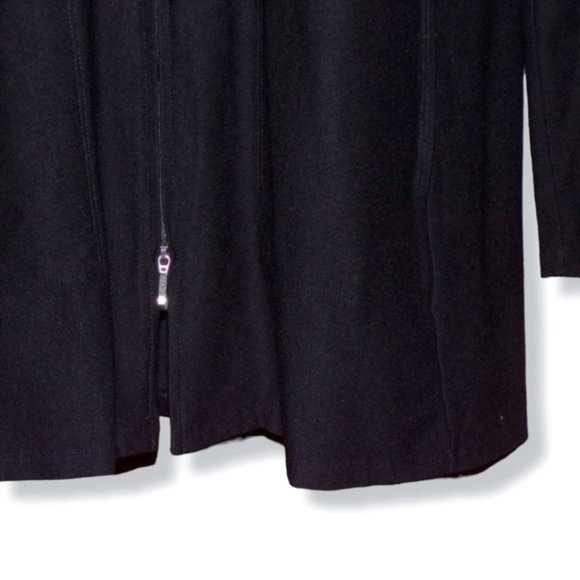 Eileen Fisher Front Zip Longline Knit Jacket/Tunic - Picture 6 of 7